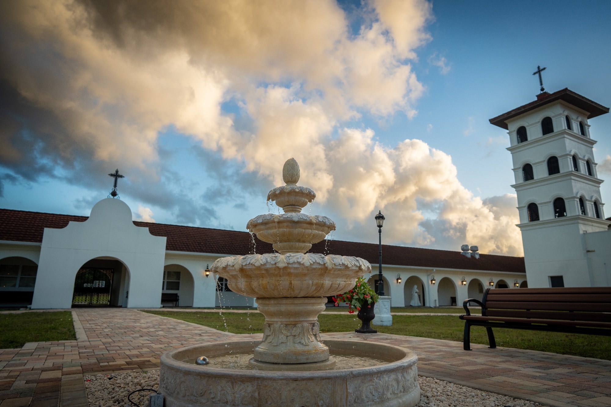 Chapel courtyard
