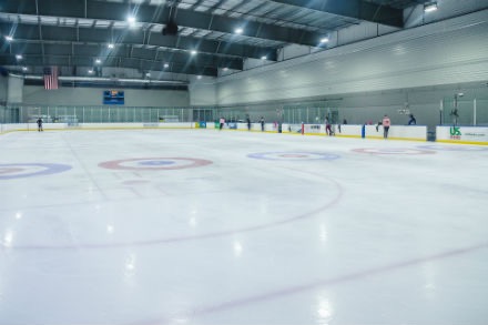 Indoor ice skating rink